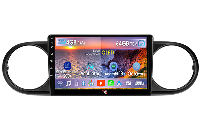 Navigatie dedicata Toyota Rumion Avalon 2007-2019, 4GB RAM 64GB ROM, Octacore, Android 13, Display QLED 9", DSP, Carplay, Android Auto, Internet, Youtube, Waze, WIFI, Bluetooth [1]