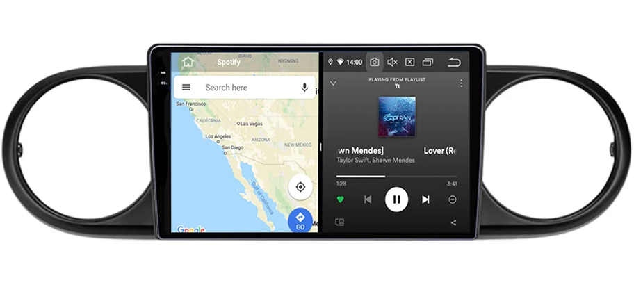 Navigatie dedicata Toyota Rumion Avalon 2007-2019, 12GB RAM 256GB ROM, Android 13, Rezolutie 2K, Display QLED, 9", DSP, Carplay, Android Auto, Internet, Youtube, Waze, Wi Fi, USB [4]
