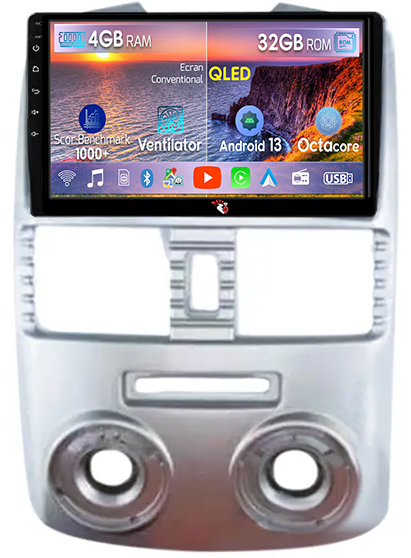 Navigatie dedicata Toyota Rush 2011-2017, 4GB RAM 32GB ROM, Android 13, Display 9 " , Internet, Aplicatii, Waze, WI-FI, USB, Bluetooth, Mirrorlink [1]