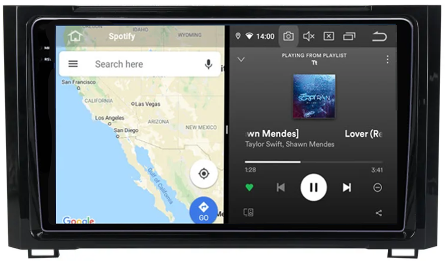 Navigatie dedicata Toyota Sequoia 2014-2018, 12GB RAM 256GB ROM, Android 13, Rezolutie 2K, Display QLED, 9", DSP, Carplay, Android Auto, Internet, Youtube, Waze, Wi Fi, USB [4]