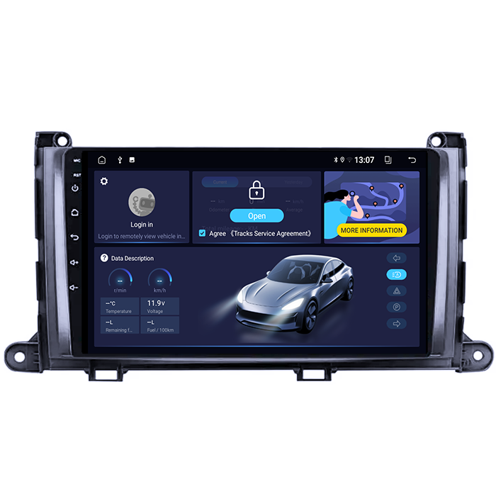 (Resigilata) Navigatie dedicata Toyota Sienna 2009-2014, 2GB RAM 32GB ROM, Quad Core, Display 9" IPS Full HD, Carplay, Android 13, Bluetooth, Magazin Play, Suport camere AHD [9]