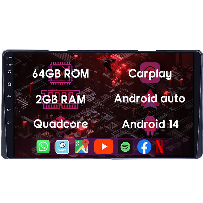 (Resigilata) Navigatie dedicata Toyota Sienna 3 2014-2020, 2GB RAM 32GB ROM, Quad Core, Display 9" IPS Full HD, Carplay, Android 13, Bluetooth, Magazin Play, Suport camere AHD [6]