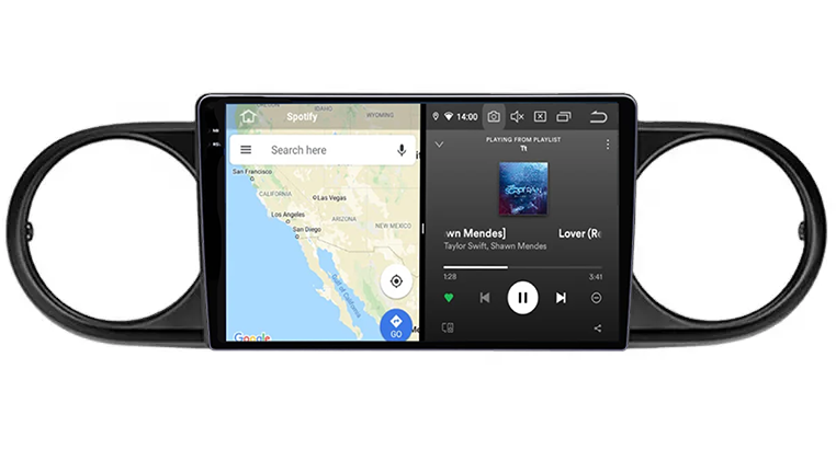 Navigatie dedicata Toyota Tacoma 2015-2021, 12GB RAM 256GB ROM, Android 13, Rezolutie 2K, Display QLED, 9", DSP, Carplay, Android Auto, Internet, Youtube, Waze, Wi Fi, USB [2]