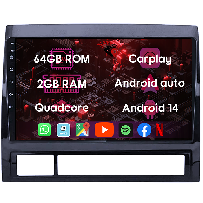 (Resigilata) Navigatie dedicata Toyota Tacoma Hilux 2005-2013, 2GB RAM 32GB ROM, Quad Core, Display 9" IPS Full HD, Carplay, Android 13, Bluetooth, Magazin Play, Suport camere AHD [6]