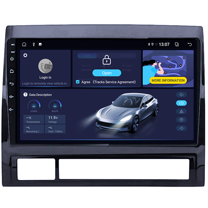 (Resigilata) Navigatie dedicata Toyota Tacoma Hilux 2005-2013, 2GB RAM 32GB ROM, Quad Core, Display 9" IPS Full HD, Carplay, Android 13, Bluetooth, Magazin Play, Suport camere AHD [9]