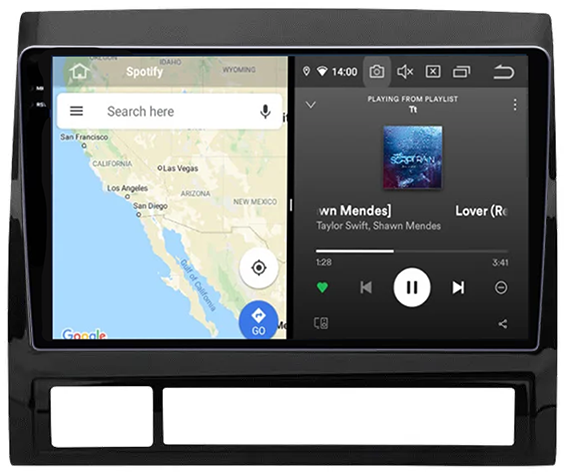 Navigatie dedicata Toyota Tacoma Hilux 2005-2013, 12GB RAM 256GB ROM, Android 13, Rezolutie 2K, Display QLED, 9", DSP, Carplay, Android Auto, Internet, Youtube, Waze, Wi Fi, USB [3]