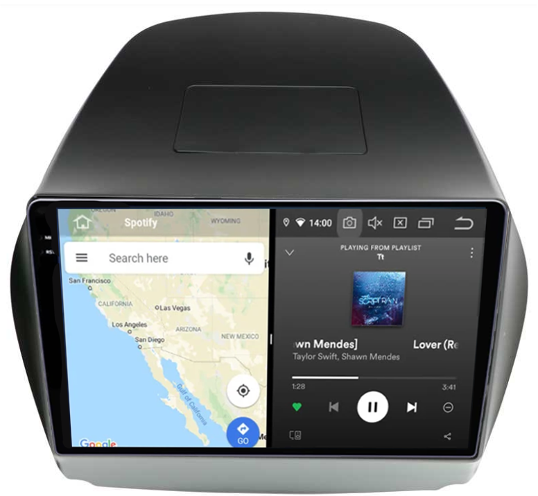 Navigatie dedicata Toyota Tucson IX35 2010, 4 GB RAM 32GB ROM, Android 13, Display QLED, 10", DSP, Carplay, Android Auto, Internet, Youtube, Waze, WI-FI, USB, Bluetooth [5]