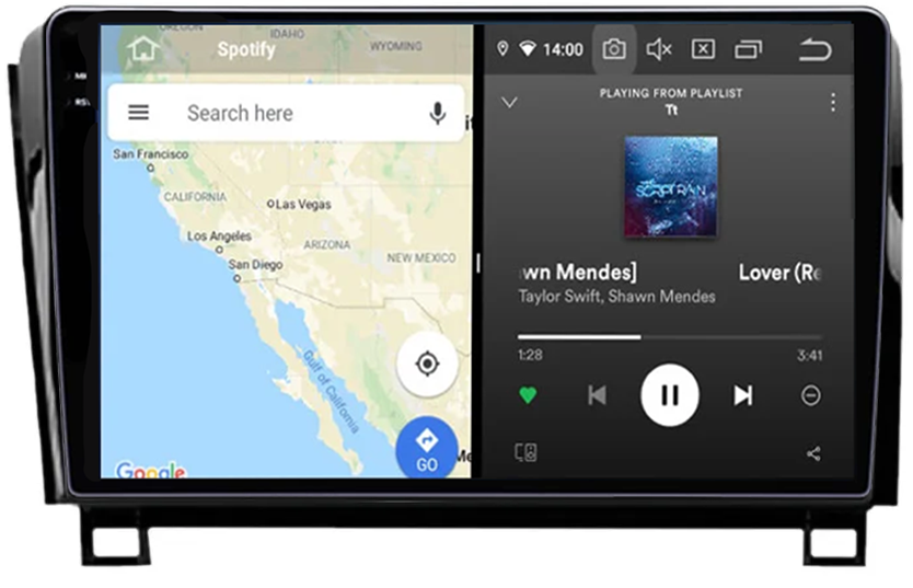 Navigatie dedicata Toyota Tundra 2007-2013, 12GB RAM 256GB ROM, Android 13, Rezolutie 2K, Display QLED, 9", DSP, Carplay, Android Auto, Internet, Youtube, Waze, Wi Fi, USB [4]
