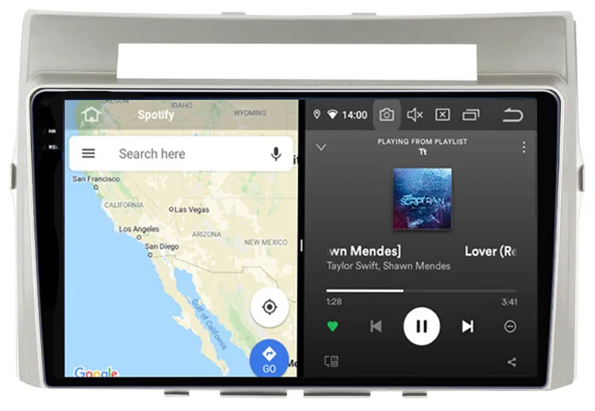 Navigatie dedicata Toyota Verso 2004-2009, 12GB RAM 256GB ROM, Android 13, Rezolutie 2K, Display QLED, 9", DSP, Carplay, Android Auto, Internet, Youtube, Waze, Wi Fi, USB [2]