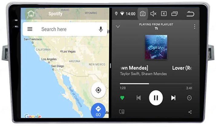 Navigatie dedicata Toyota Verso 2009-2018, 12GB RAM 256GB ROM, Android 13, Rezolutie 2K, Display QLED, 9", DSP, Carplay, Android Auto, Internet, Youtube, Waze, Wi Fi, USB [2]