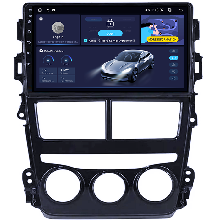 (Resigilata) Navigatie dedicata Toyota Vios 2018-2019, 2GB RAM 32GB ROM, Quad Core, Display 9" IPS Full HD, Carplay, Android 13, Bluetooth, Magazin Play, Suport camere AHD [12]