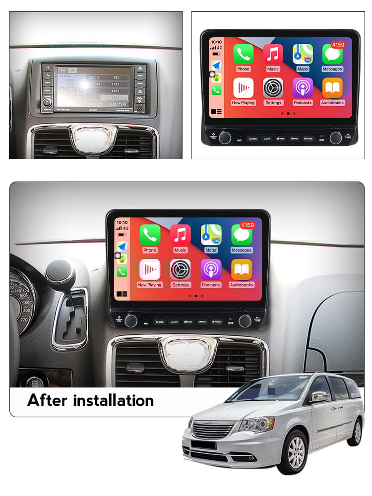 Navigatie dedicata Grand Voyager 2011-2015 cu butoane rotative model 2024, 9 Inch, 2GB RAM 32GB ROM, Quadcore, Android 13, WiFi, Bluetooth, Magazin Play [3]