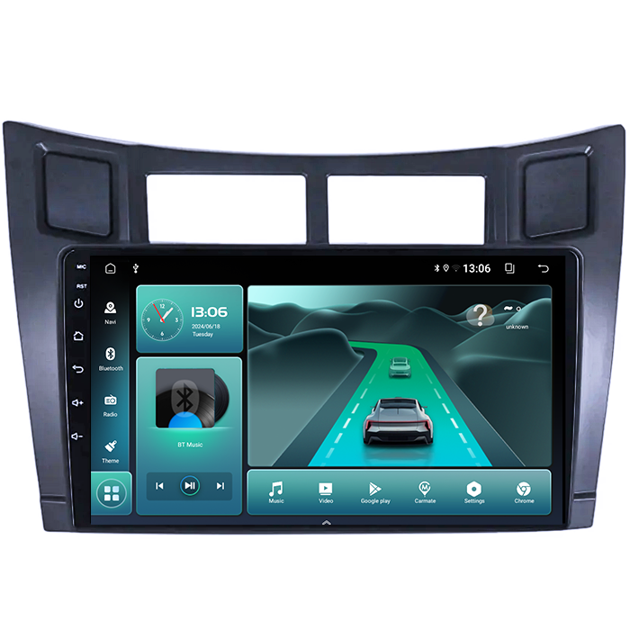 (Resigilata) Navigatie dedicata Toyota Yaris 2012-2017, Android 13, Wireless Carplay si Android auto 2 GB RAM 32 ROM, Display IPS, 9 inch, Microfon Extern [10]