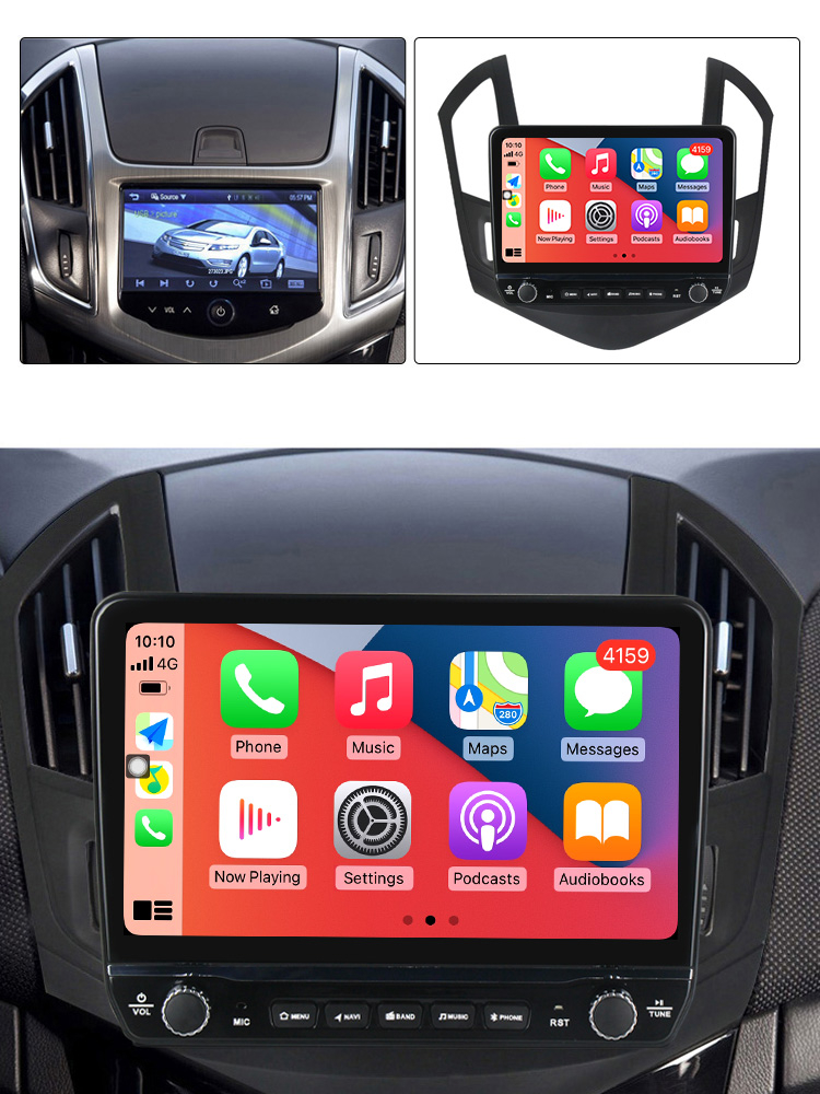 Navigatie dedicata Cruze 2012-2015 cu butoane rotative model 2024, 9 Inch, 2GB RAM 32GB ROM, Quadcore, Android 13, WiFi, Bluetooth, Magazin Play [4]