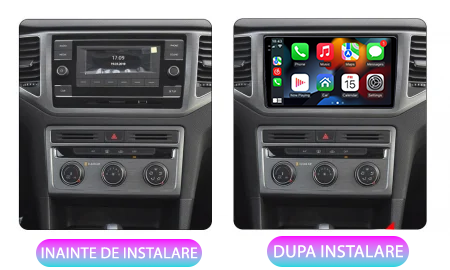 Navigatie dedicata Volkswagen T6 2015+, Taigo, T-Roc, T-Cross, Caravelle, Arteon, 12GB RAM 256GB ROM, Android 14, Rezolutie 2K, Display QLED, 9", DSP, Carplay, Android Auto, Internet, Youtube, Waze, W [5]