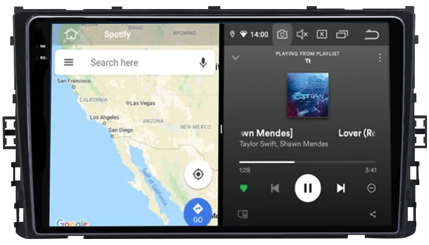 Navigatie dedicata Volkswagen T6 2015+, Taigo, T-Roc, T-Cross, Caravelle, Arteon, 12GB RAM 256GB ROM, Android 14, Rezolutie 2K, Display QLED, 9", DSP, Carplay, Android Auto, Internet, Youtube, Waze, W [4]