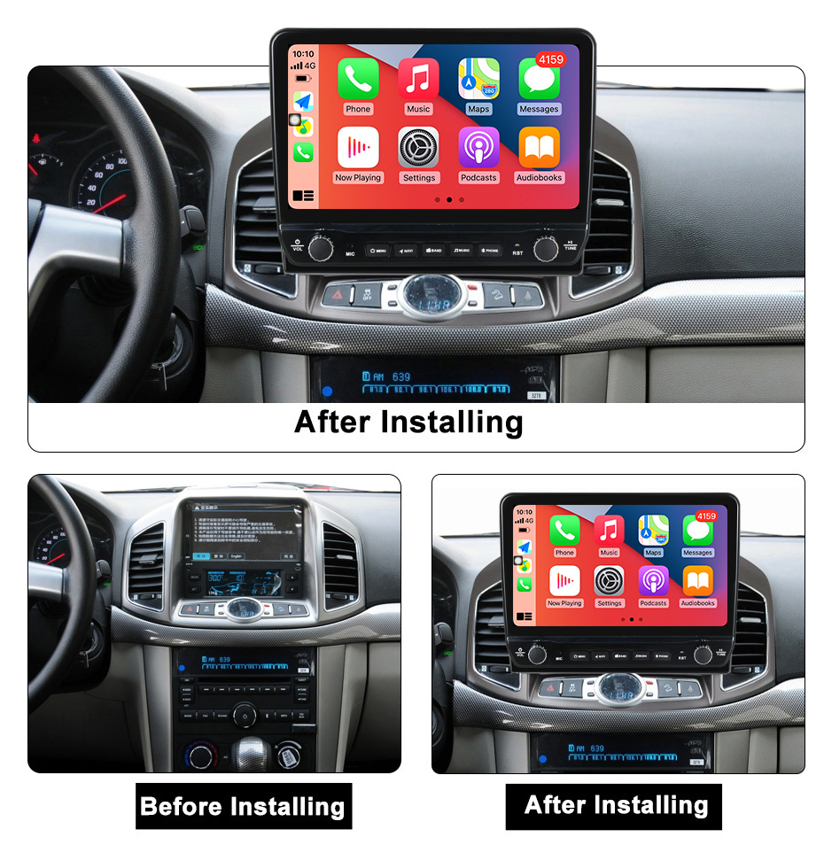 Navigatie dedicata Captiva 2012-2017 cu butoane rotative model 2024, 10 Inch, 2GB RAM 32GB ROM, Quadcore, Android 13, WiFi, Bluetooth, Magazin Play [5]