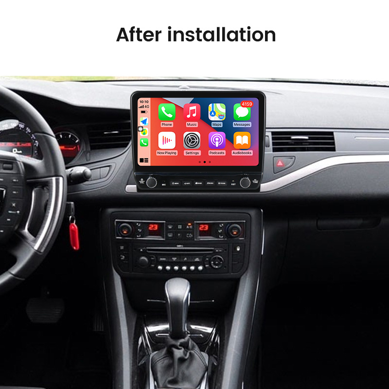 Navigatie dedicata Citroen C5 2009 cu butoane rotative model 2024, 4 GB RAM 64 ROM, Quadcore, Android 13, Display QLED, 10", DSP, Carplay, Android Auto, Internet, Youtube , Waze , WI-FI [2]