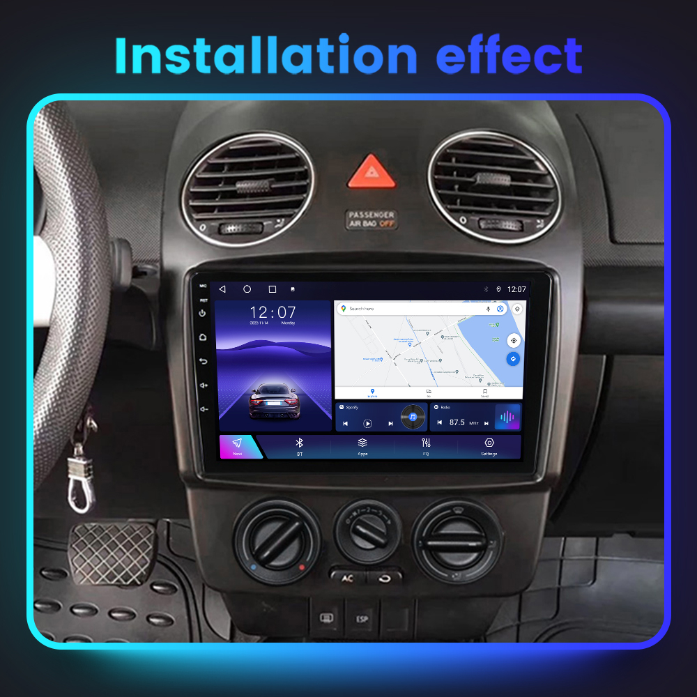 (Resigilata) Navigatie dedicata Volkswagen Beetle, 2GB RAM 32GB ROM, Quad Core, Display 9" IPS Full HD, Carplay, Android 14, Bluetooth, Magazin Play, Suport camere AHD [8]