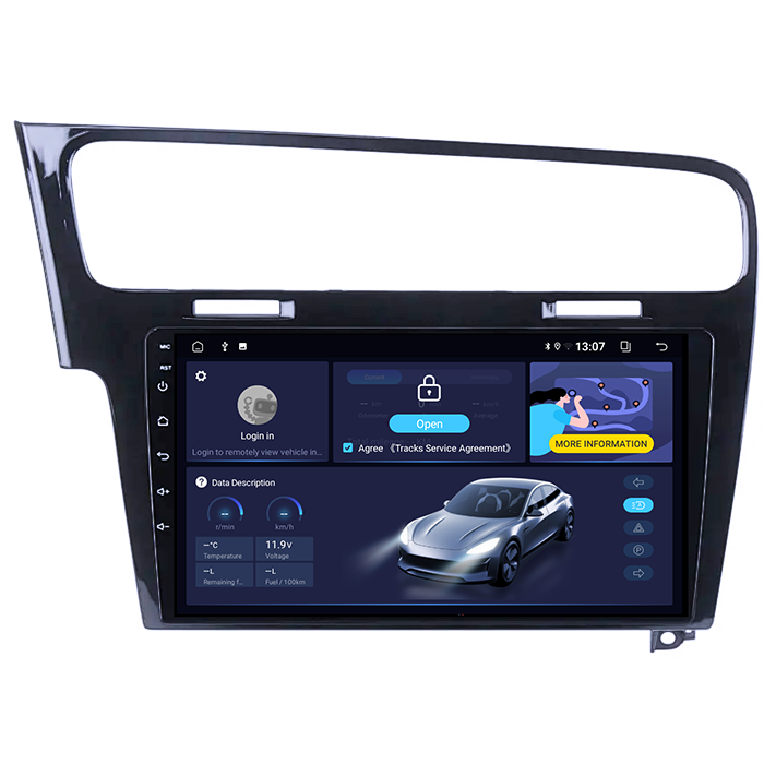 (Resigilata) Navigatie dedicata Volkswagen Golf 7, Black, 2GB RAM 32GB ROM, Quad Core, Display 10" IPS Full HD, Carplay, Android 14, Bluetooth, Magazin Play, Suport camere AHD [4]