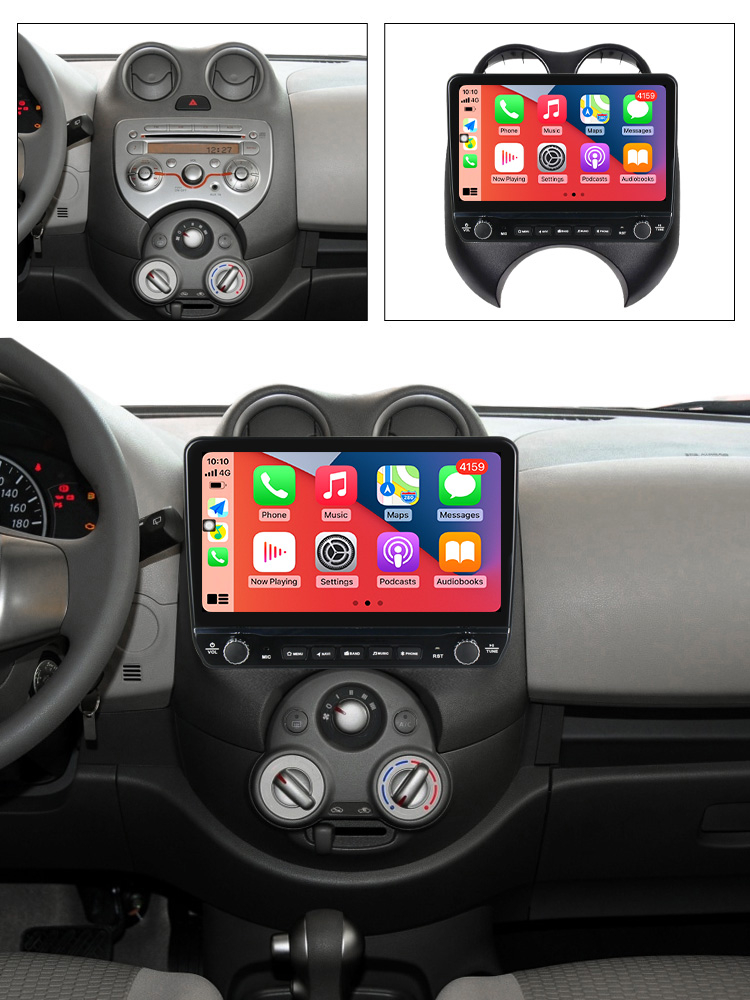 Navigatie dedicata March 2010-2013 & Micra 2010-2015 cu butoane rotative model 2024, 9 Inch, 2GB RAM 32GB ROM, Quadcore, Android 13, WiFi, Bluetooth, Magazin Play [4]