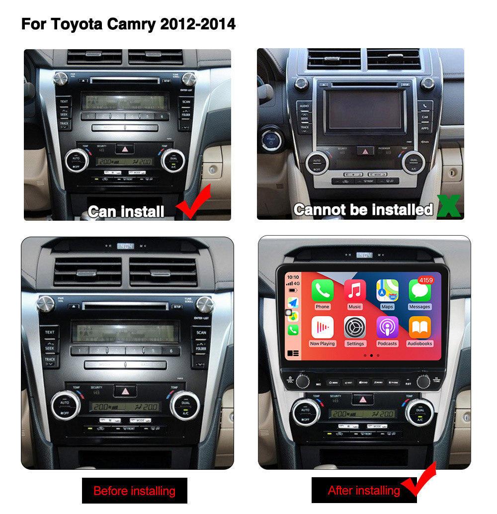 Navigatie dedicata Camry 2011-2014 cu butoane rotative model 2024, 9 Inch, 2GB RAM 32GB ROM, Quadcore, Android 13, WiFi, Bluetooth, Magazin Play [6]