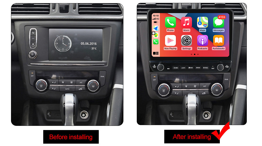 Navigatie dedicata Renault Kadjar 2015-2017 cu butoane rotative model 2024, 9 Inch, 2GB RAM 32GB ROM, Quadcore, Android 13, WiFi, Bluetooth, Magazin Play [5]