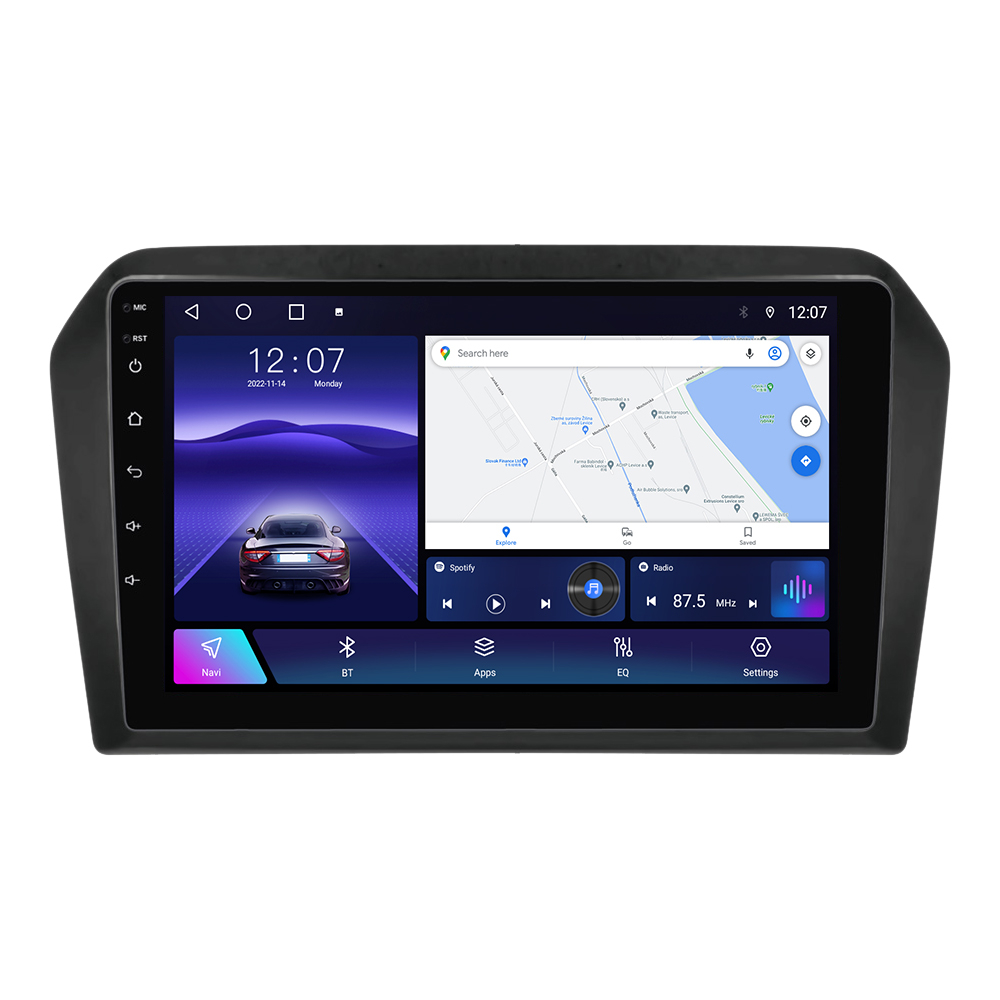 Navigatie dedicata Volkswagen Jetta 2013-2017, 4 GB RAM 32 ROM, Android 14, Display QLED, 9", DSP, Carplay, Android Auto, Internet, Youtube, Waze, WI-FI, USB, Bluetooth [2]