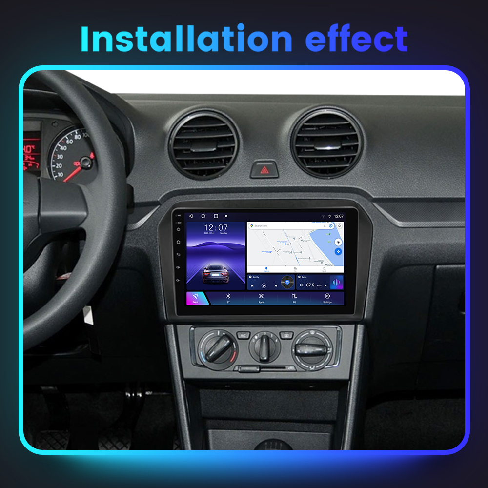 Navigatie dedicata Volkswagen Jetta 2013-2017, 4 GB RAM 32 ROM, Android 14, Display QLED, 9", DSP, Carplay, Android Auto, Internet, Youtube, Waze, WI-FI, USB, Bluetooth [8]