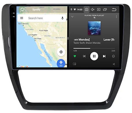Navigatie dedicata Volkswagen Jetta IV 2011 - 2018, 12GB RAM 256GB ROM, Android 14, Rezolutie 2K, Display QLED, 9", DSP, Carplay, Android Auto, Internet, Youtube, Waze, Wi Fi, USB [3]
