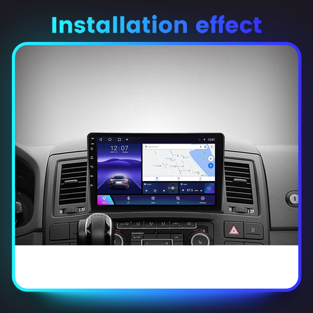 (Resigilata) Navigatie dedicata Volkswagen Multivan 2003-2015, 2GB RAM 32GB ROM, Quad Core, Display 9" IPS Full HD, Carplay, Android 14, Bluetooth, Magazin Play, Suport camere AHD [4]