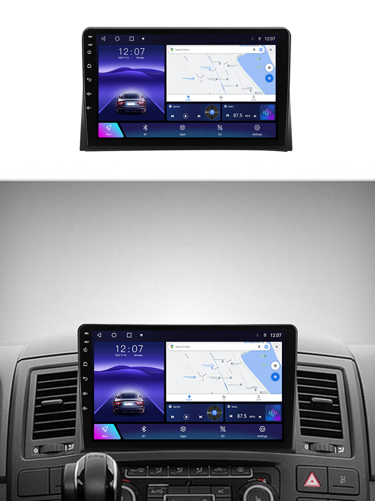 Navigatie dedicata Volkswagen Multivan 2003-2015, 4GB RAM 64GB ROM, Octacore, Android 14, Display QLED 9", DSP, Carplay, Android Auto, Internet, Youtube, Waze, WIFI, Bluetooth [6]