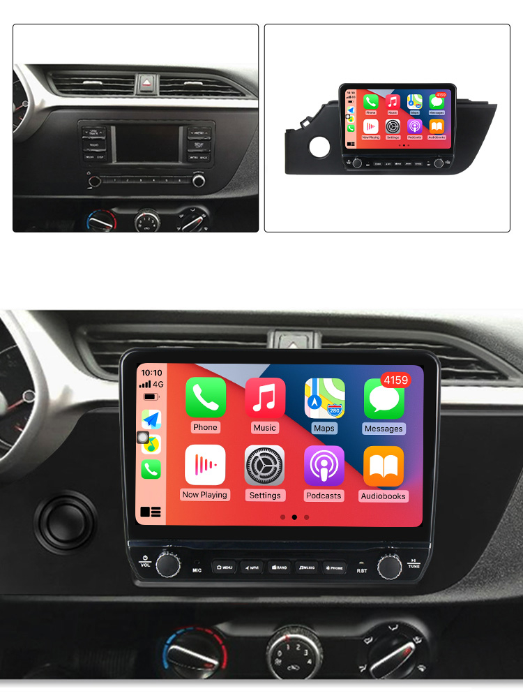 Navigatie dedicata RIO 2020-2021 cu butoane rotative model 2024, 9 Inch, 2GB RAM 32GB ROM, Quadcore, Android 13, WiFi, Bluetooth, Magazin Play [4]