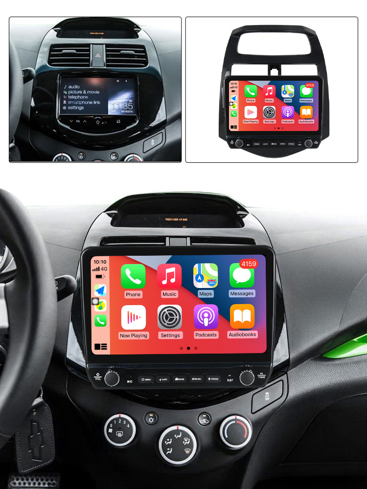 Navigatie dedicata Spark 2010-2014 cu butoane rotative model 2024, 9 Inch, 2GB RAM 32GB ROM, Quadcore, Android 13, WiFi, Bluetooth, Magazin Play [4]