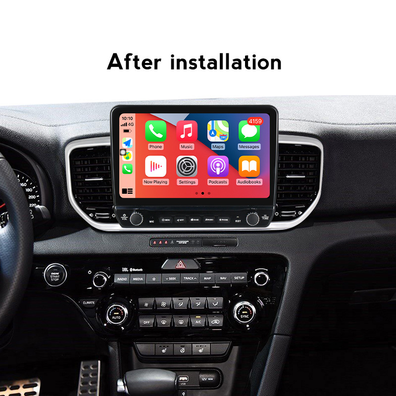 Navigatie dedicata Sportage4 2018-2019 cu butoane rotative model 2024, 9 Inch, 2GB RAM 32GB ROM, Quadcore, Android 13, WiFi, Bluetooth, Magazin Play [3]
