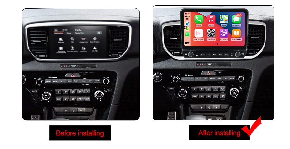 Navigatie dedicata Sportage4 2018-2019 cu butoane rotative model 2024, 9 Inch, 2GB RAM 32GB ROM, Quadcore, Android 13, WiFi, Bluetooth, Magazin Play [5]