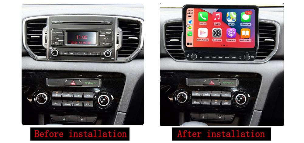 Navigatie dedicata Sportage4 KX5 2016-2018 cu butoane rotative model 2024, 9 Inch, 2GB RAM 32GB ROM, Quadcore, Android 13, WiFi, Bluetooth, Magazin Play [5]