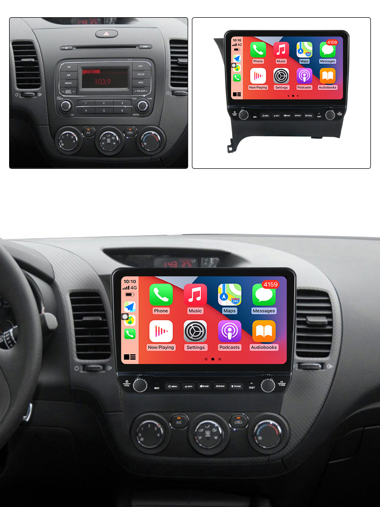 Navigatie dedicata Cerato 2013-2017 cu butoane rotative model 2024, 9 Inch, 2GB RAM 32GB ROM, Quadcore, Android 13, WiFi, Bluetooth, Magazin Play [4]