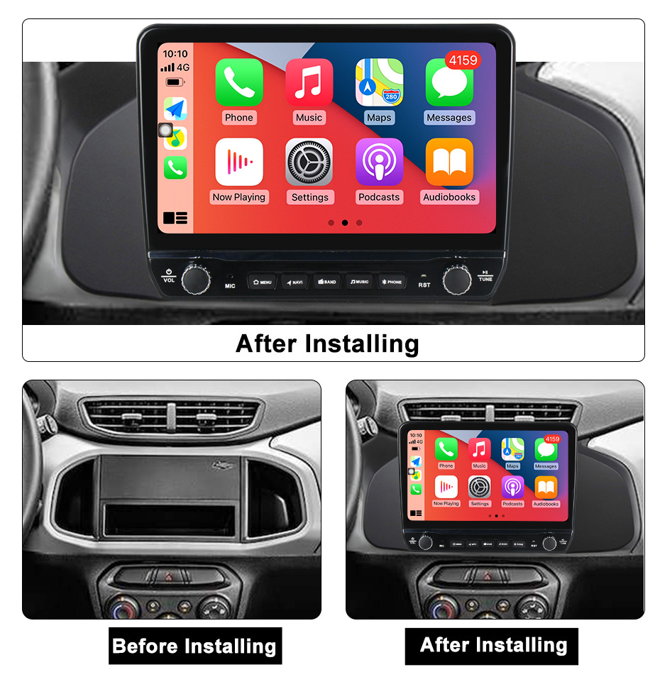 Navigatie dedicata Onix 2012-2019 cu butoane rotative model 2024, 9 Inch, 2GB RAM 32GB ROM, Quadcore, Android 13, WiFi, Bluetooth, Magazin Play [6]
