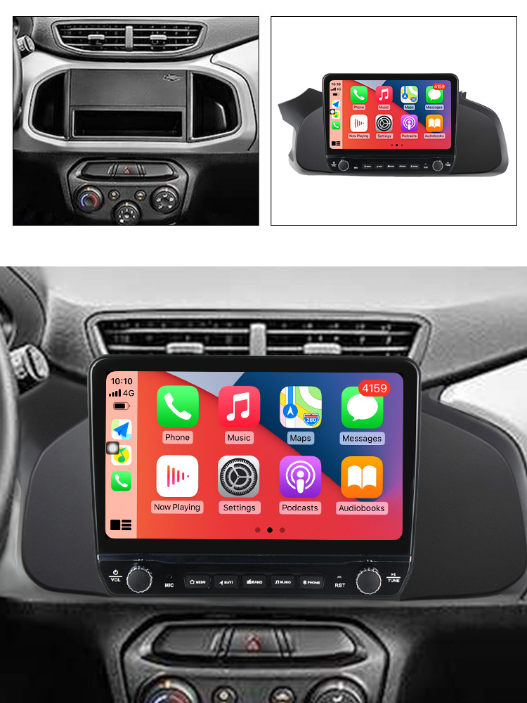 Navigatie dedicata Onix 2012-2019 cu butoane rotative model 2024, 9 Inch, 2GB RAM 32GB ROM, Quadcore, Android 13, WiFi, Bluetooth, Magazin Play [4]