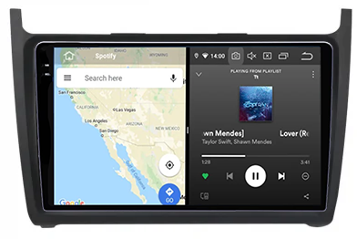 Navigatie dedicata Volkswagen Polo Golf Passat, 12GB RAM 256GB ROM, Android 14, Rezolutie 2K, Display QLED, 9", DSP, Carplay, Android Auto, Internet, Youtube, Waze, Wi Fi, USB [3]