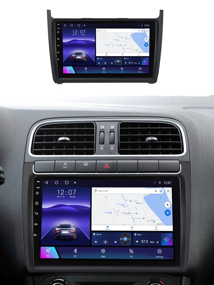 (Resigilata) Navigatie dedicata Volkswagen Polo 2010-2018 2GB RAM 32GB ROM, Quad Core, Display 9" IPS Full HD, Carplay, Android 14, Bluetooth, Magazin Play, Suport camere AHD [2]