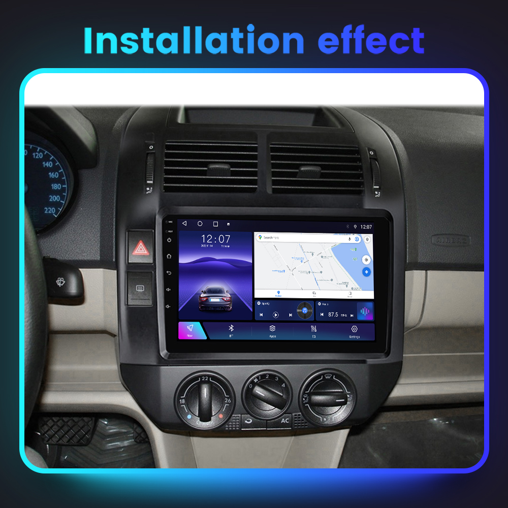 (Resigilata) Navigatie dedicata Volkswagen Polo Mk4 2004-2009, 2GB RAM 32GB ROM, Quad Core, Display 9" IPS Full HD, Carplay, Android 14, Bluetooth, Magazin Play, Suport camere AHD [3]