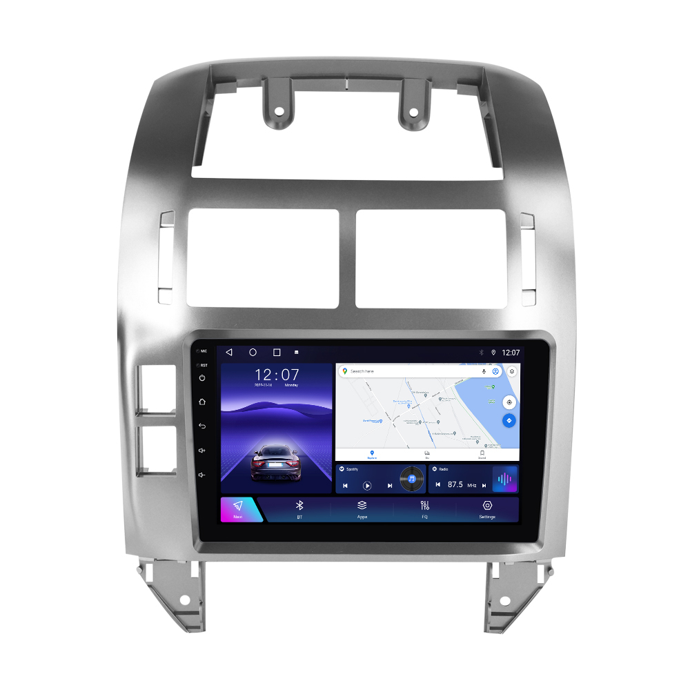 Navigatie dedicata Volkswagen Polo Mk4 2004-2009, 4GB RAM 64GB ROM, Octacore, Android 14, Display QLED 9", DSP, Carplay, Android Auto, Internet, Youtube, Waze, WIFI, Bluetooth [3]