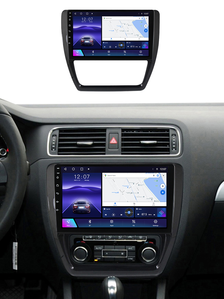 Navigatie dedicata Volkswagen Sagitar 2012-2016, 4 GB RAM 32 ROM, Android 14, Display QLED, 10", DSP, Carplay, Android Auto, Internet, Youtube, Waze, WI-FI, USB, Bluetooth [5]