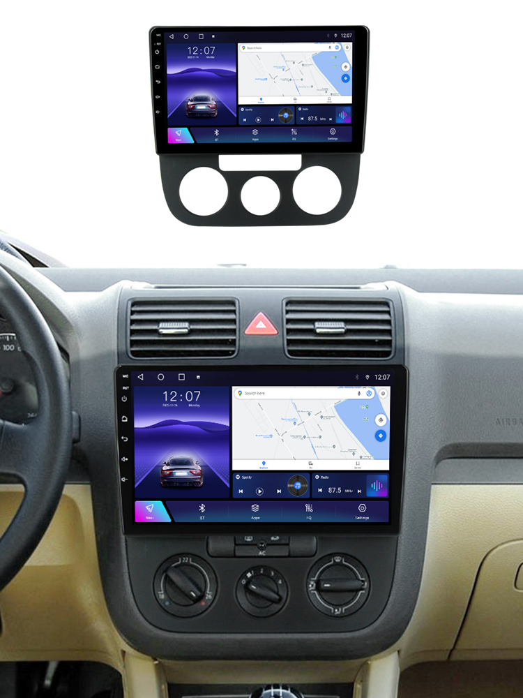 Navigatie dedicata Volkswagen Sagitar / Jetta5 2006-2010 si Golf 5, 4GB RAM 64GB ROM, Octacore, Android 14, Display QLED 10", DSP, Carplay, Android Auto, Internet, Youtube, Waze, WIFI [8]