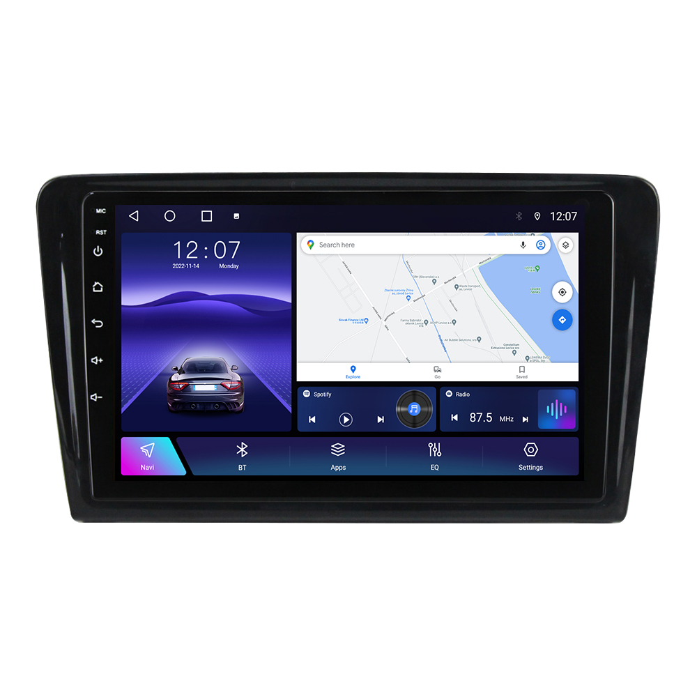 Navigatie dedicata Volkswagen Santana 2013-2017, 4GB RAM 64GB ROM, Octacore, Android 14, Display QLED 9", DSP, Carplay, Android Auto, Internet, Youtube, Waze, WIFI, Bluetooth [2]