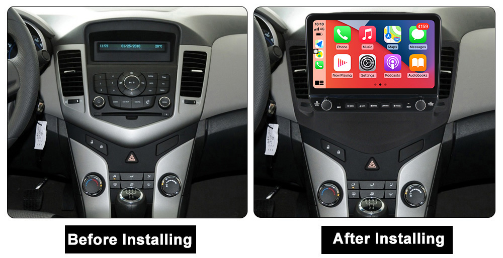 Navigatie dedicata Cruze 2009-2014 cu butoane rotative model 2024, 9 Inch, 2GB RAM 32GB ROM, Quadcore, Android 13, WiFi, Bluetooth, Magazin Play [5]