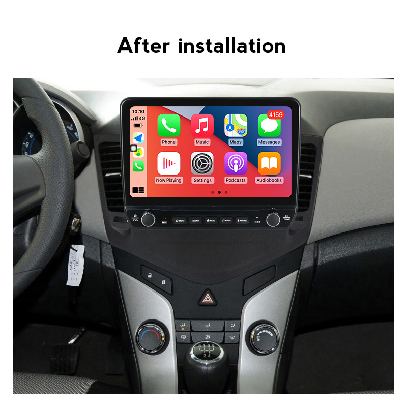 Navigatie dedicata Cruze 2009-2014 cu butoane rotative model 2024, 9 Inch, 2GB RAM 32GB ROM, Quadcore, Android 13, WiFi, Bluetooth, Magazin Play [3]