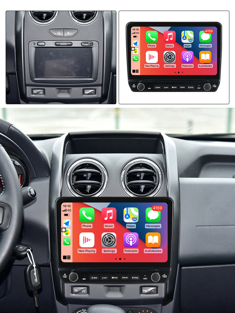 Navigatie dedicata Renault Duster 2015-2018 cu butoane rotative model 2024, 9 Inch, 2GB RAM 32GB ROM, Quadcore, Android 13, WiFi, Bluetooth, Magazin Play [4]